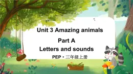 人教PEP版英语四年级上册 Unit 3 Part A 第3课时 教学课件