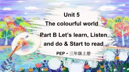 人教PEP版英语四年级上册 Unit 5 Part B 第5课时 教学课件