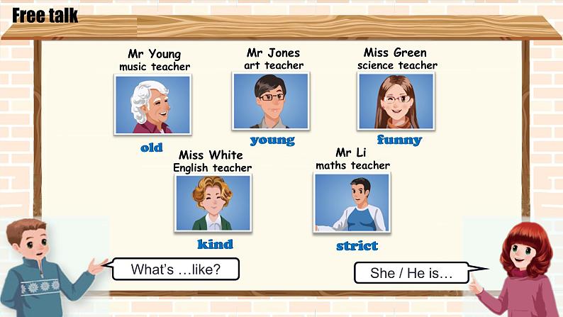 人教PEP版英语五年级上册 Unit1 PartB Let's learn & Match and say(教学课件+同步教案)07