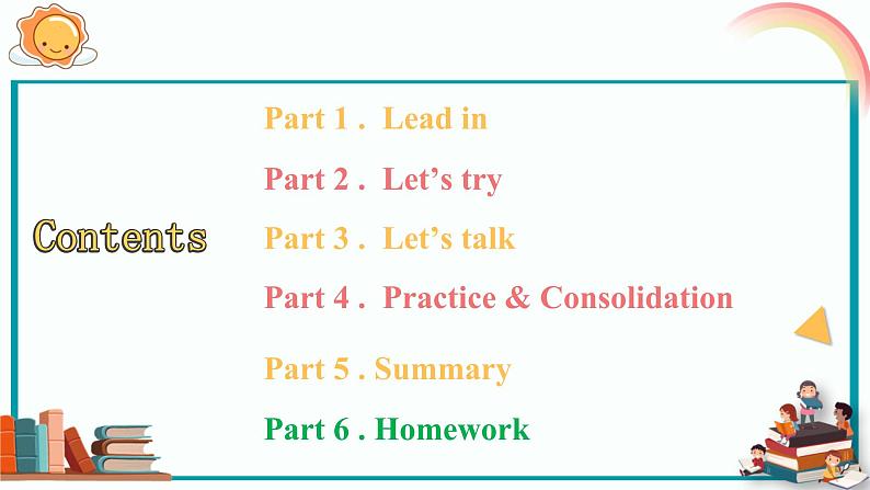 人教PEP版英语五年级上册 Unit 2 Part A Let's try & Let's talk(教学课件+同步教案)03