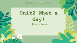 Unit 2 What a day! (Revision)课件