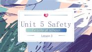 小学英语人教版 (新起点)四年级上册Unit 5 SafetyLesson 3集体备课ppt课件