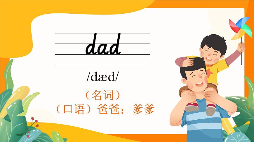 2024年秋人教PEP英語三上：Unit 2 詞匯講解PPT第3頁