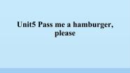 辽师大版（三起）五年级上册Unit 5 Pass me a hamburger,please背景图课件ppt