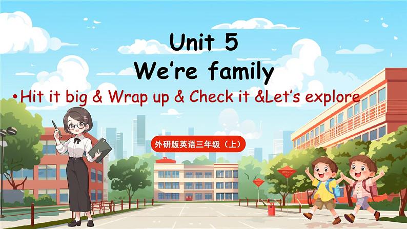 Unit 5 We're family第4课时 Hit it big&Wrap up&Let's explore 课件01