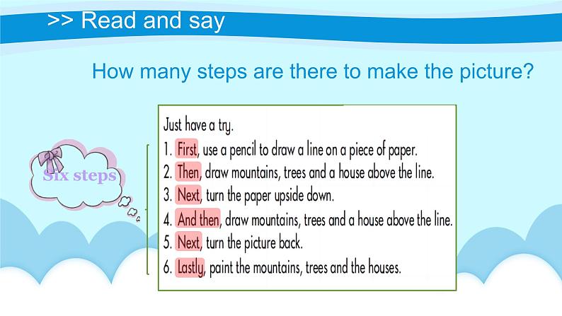 Unit 3 Let's make a kite. period 3 D部分(课件)-2024-2025学年湘少版(三起)英语五年级下册08