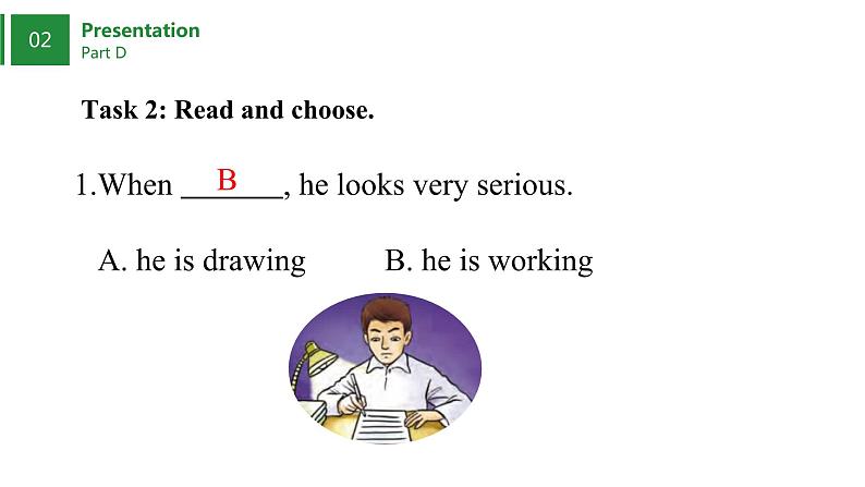 Unit 9 He's kind to Children. Period 2(课件)-2023-2024学年湘少版(三起)英语五年级下册07