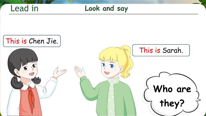 Unit 2第1課時 Part A Let's talk＆Let's learn(教學(xué)課件)第5頁