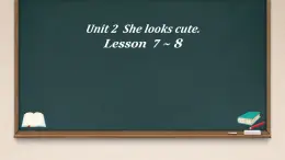 Unit 2 She looks cute. Lesson  7 ~ 8（课件）-2024-2025学年人教精通版英语五年级上册