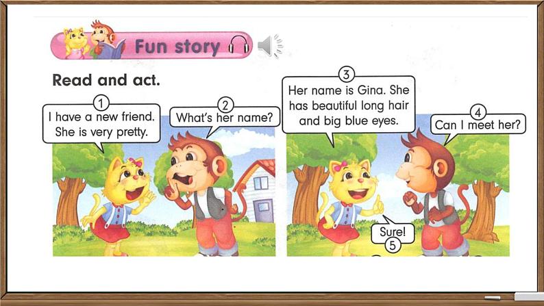 Unit 2 She looks cute. Revision & Fun Facts(课件)-2024-2025学年人教精通版英语五年级上册第3页