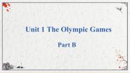 闽教版六年级上册Unit 1 The Olympic Games Part B背景图ppt课件