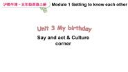 沪教牛津版(六三制三起)五年级上册Unit 3 My birthday图片课件ppt