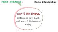 小学英语沪教牛津版(六三制三起)五年级上册Unit 5 Friends授课ppt课件