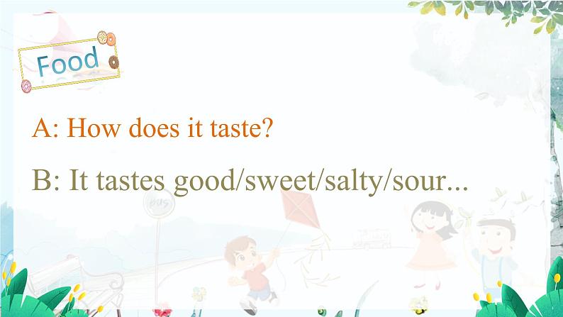 英语教科版五上Module 5 Foods we need Unit 9 It smells delicious第1课时 PPT课件第8页