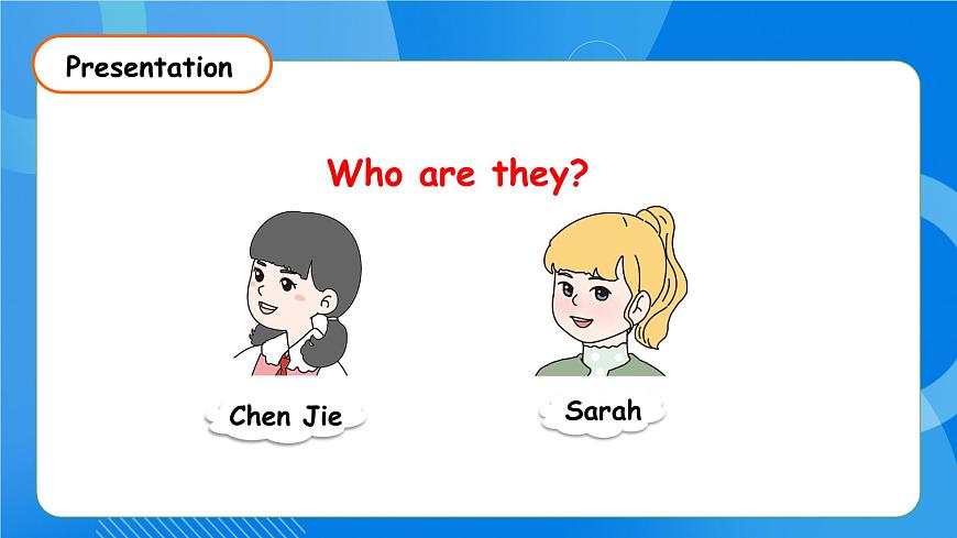 【核心素養(yǎng)】人教版英語三年級上冊-Unit 1 Making friends Part B Let's talk & Look and match課件第7頁