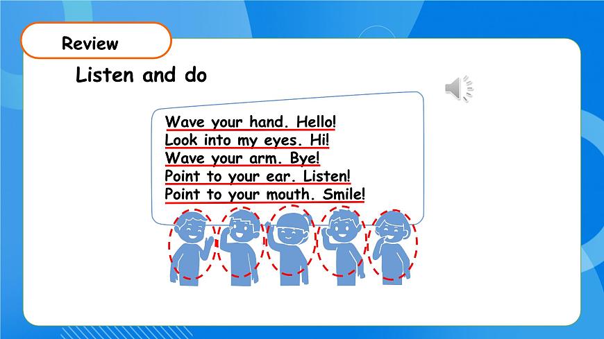 【核心素養(yǎng)】人教版英語三年級上冊-Unit 1 Making friends Part C Project  課件第6頁