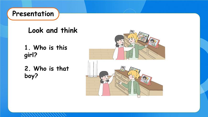 【核心素養(yǎng)】人教版英語三年級上冊-Unit 2 Different families Part B Let's talk & Ask and answer課件第8頁