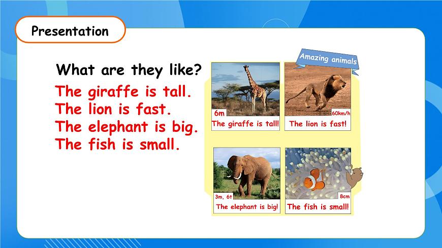 【核心素養(yǎng)】人教版英語(yǔ)三年級(jí)上冊(cè)-Unit 3 Amazing animals Part B  Start to read 課件第8頁(yè)