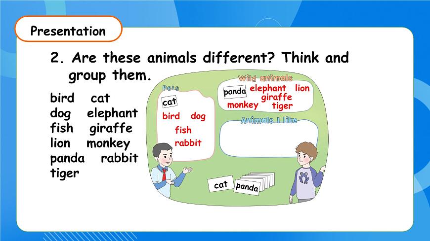 【核心素養(yǎng)】人教版英語三年級(jí)上冊(cè)-Unit 3 Amazing animals Part C  Project課件第8頁