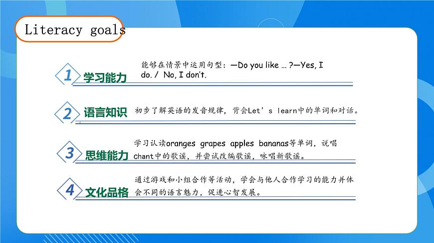 【核心素養(yǎng)】人教版英語三年級上冊-Unit 4 Plants around us Part A Let's learn & Listen and chant課件第4頁