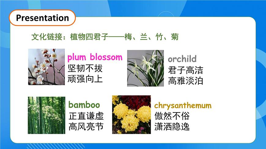 【核心素養(yǎng)】人教版英語三年級上冊-Unit 4 Plants around us Part B Let's talk & Look and discuss課件第8頁