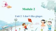 小学英语外研版 (一年级起点)二年级上册Unit 2 I don't like ginger.背景图ppt课件