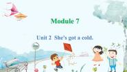 外研版 (一年级起点)三年级上册Unit 2 She’s got a cold.图片ppt课件