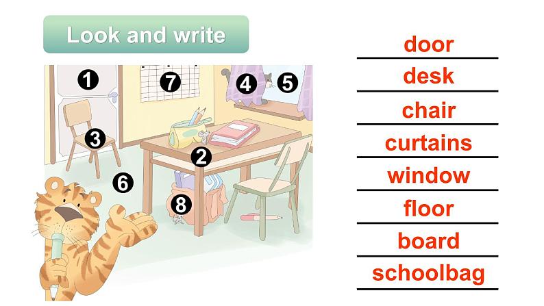 Unit 2 In the classroom 第3课时 (Parts 4a, 4b & PAIRWORK)(课件+素材)-2024-2025学年Join in 外研剑桥英语四年级上册07