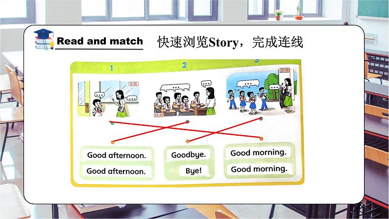 译林版英语(三起)(2024)三年级上册Unit 1 Hello (Story)课件06