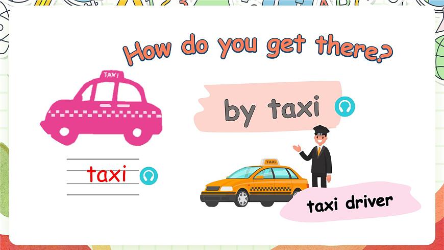 【核心素養(yǎng)新課標(biāo)】Unit 2 Ways to go to school PA let's learn課件第7頁