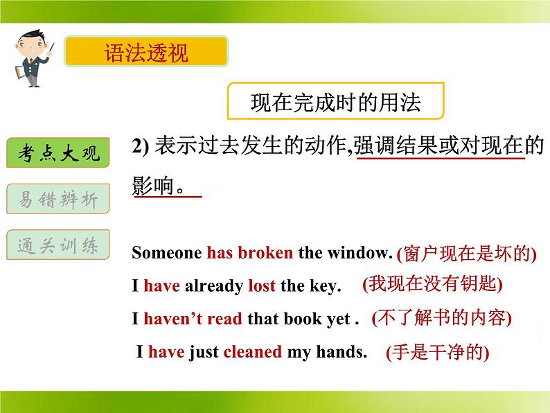 译林版小升初小学英语语法:现在完成时课件第6页