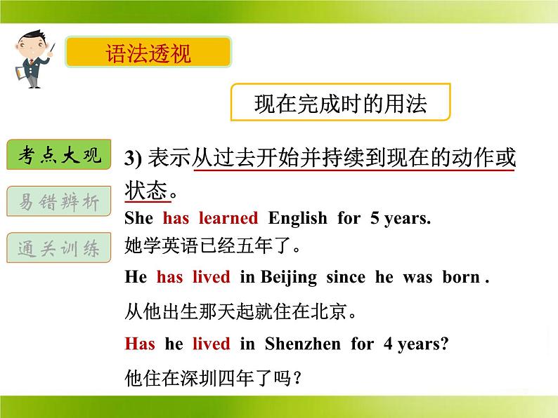 译林版小升初小学英语语法:现在完成时课件第7页