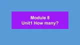 Module 8 Unit 1 How many？ （课件）-2024-2025学年外研版（一起）英语一年级上册4