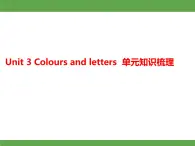 Unit 3 Colours and letters  单元知识梳理 授课课件