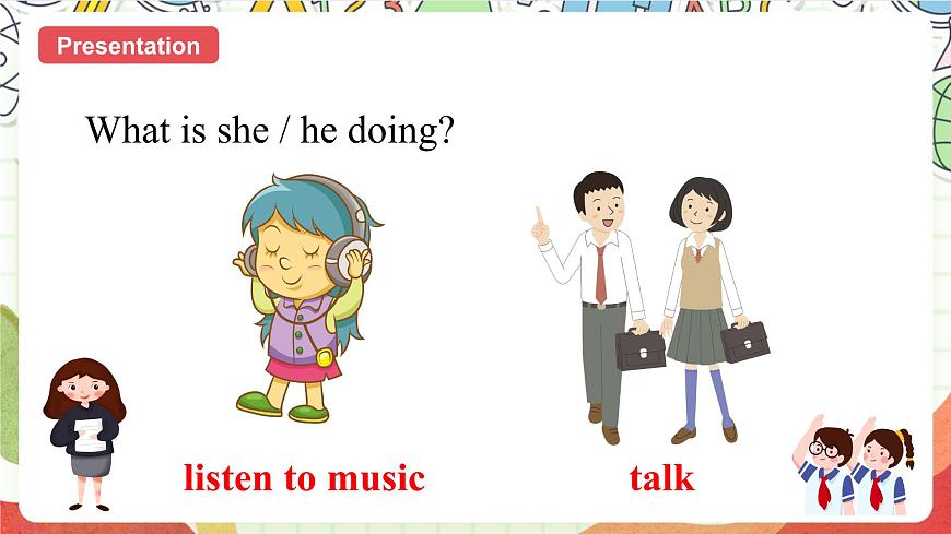 外研版英語四年級上冊Module 2 Unit 2 《What are you doing》 教學(xué)課件第3頁