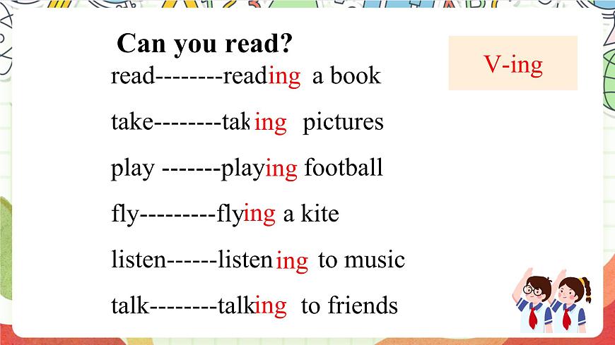 外研版英語四年級上冊Module 2 Unit 2 《What are you doing》 教學(xué)課件第4頁