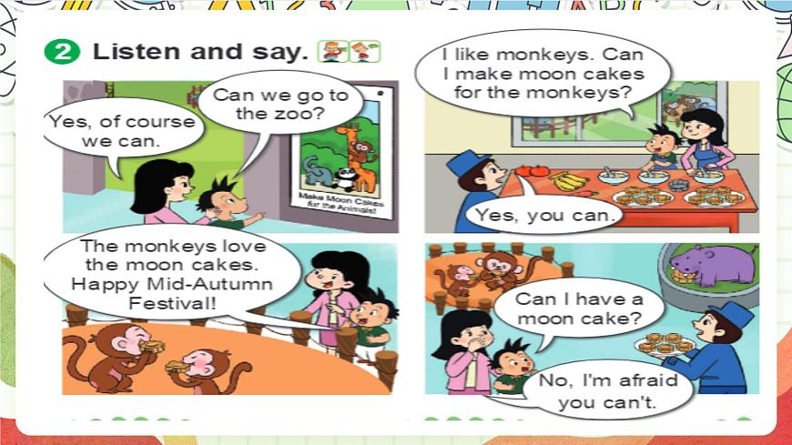 外研版英語四年級上冊Module 6 Unit 2 《Happy Mid-Autumn Festival 》 課件第6頁
