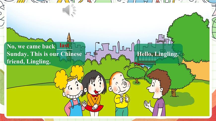 外研版英語(yǔ)五年級(jí)上冊(cè) Module 1 Unit 1《 Did you come back yesterday？》課件第6頁(yè)