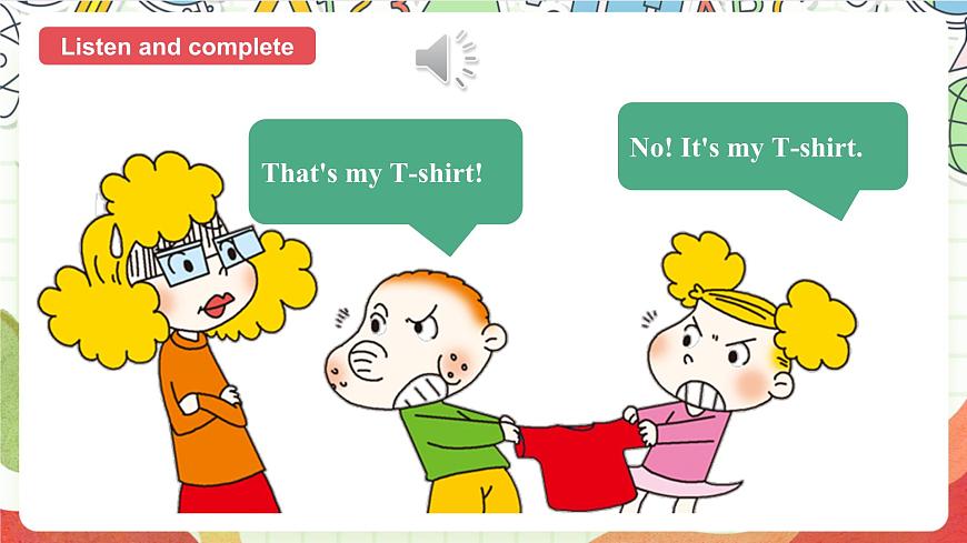 外研版英語(yǔ)五年級(jí)上冊(cè) Module 4 Unit 1 《Mum bought a new T-shirt for me》課件第4頁(yè)