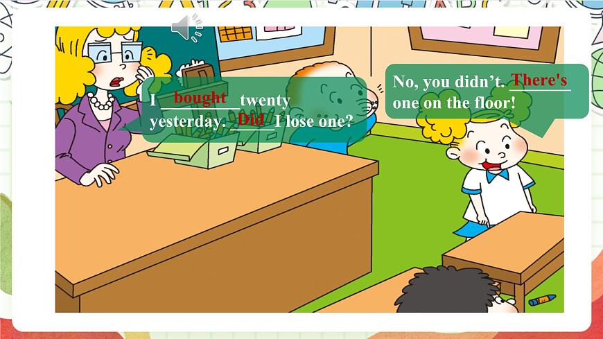外研版英語五年級(jí)上冊(cè) Module 5 Unit 1 《There are only nineteen crayons.》 課件第6頁