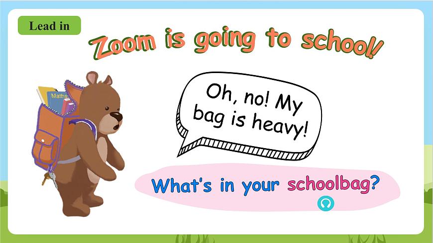 人教版英語(yǔ)四年級(jí)上冊(cè)Unit 2 《My schoolbag PA Let's learn》 課件第5頁(yè)