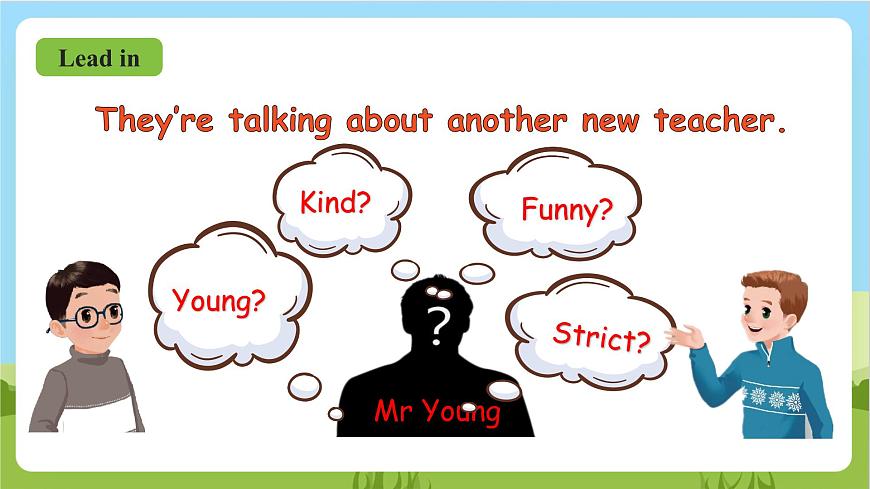 人教版英語五年級上冊Unit 1 《What's he like PA Let's talk》課件第8頁