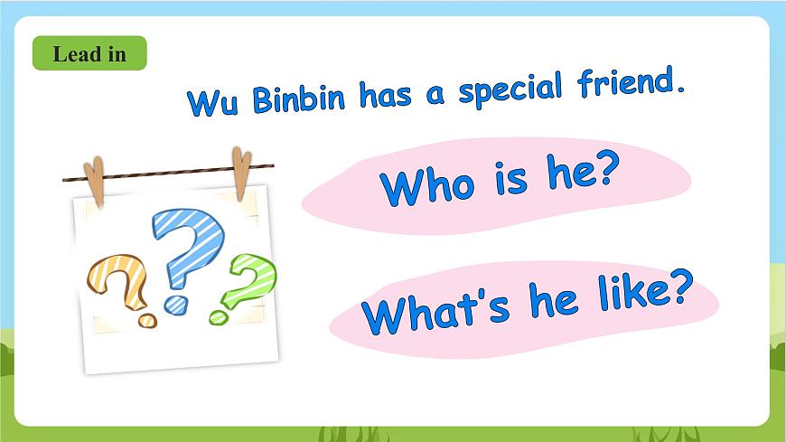 人教版英語五年級上冊Unit 1 《What's he like PB Read and write》 課件第7頁
