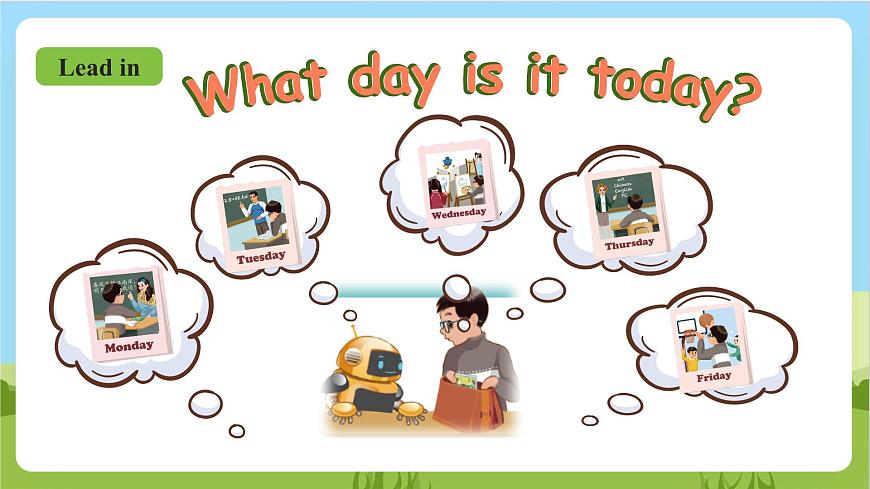 人教版英語五年級(jí)上冊(cè)Unit 2 《My week PA Let's learn》課件第6頁