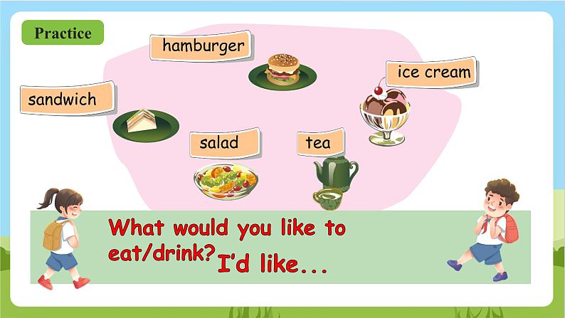 人教版英语五年级上册Unit 3 《What would you like PB Let's learn 》课件+单元整体教案+动画素材05
