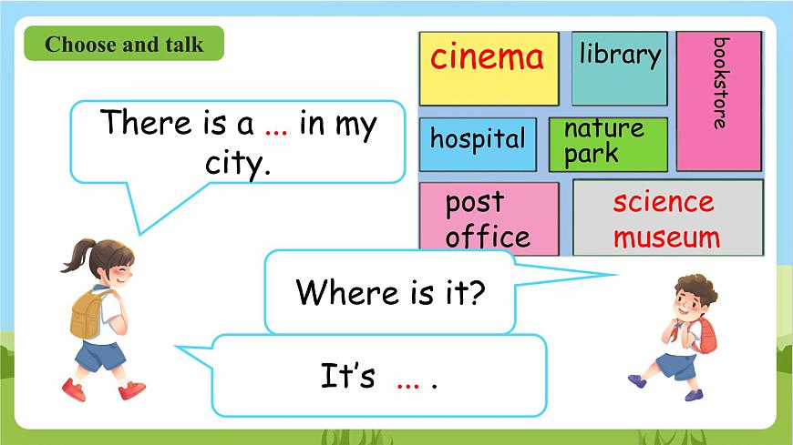 人教版英語(yǔ)六上Unit 1 《How can I get there PB Let's learn 》課件第5頁(yè)