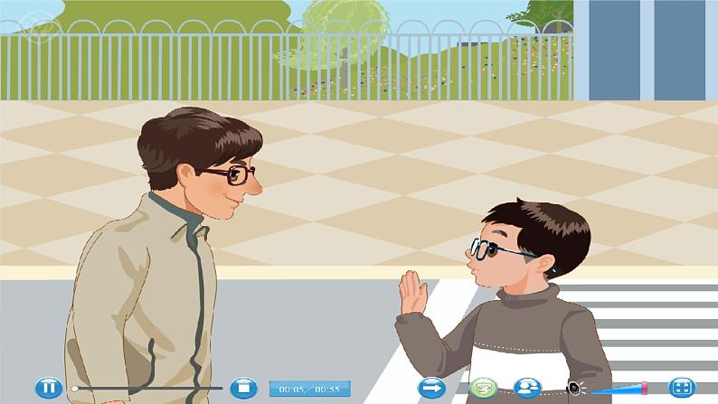 人教版英语六上Unit 2 《Ways to go to school PB Let's talk》课件+教案+练习+动画素材08