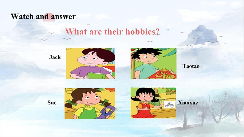 M3u2wWhat's your hobby(课件+教案+素材)外研版三年级起点六年级上册07