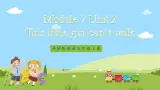 外研版英语五年级上册Module 7 Unit 2《This little girl can’t walk》课件+试卷
