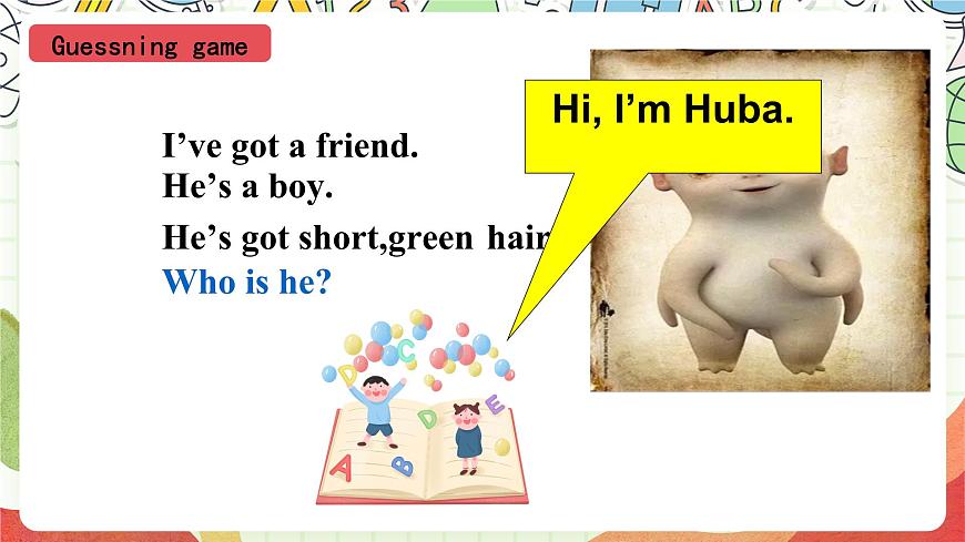 外研版（一起）英語(yǔ)四上Module 1 Unit 2《 I've got a new friend》 課件第5頁(yè)